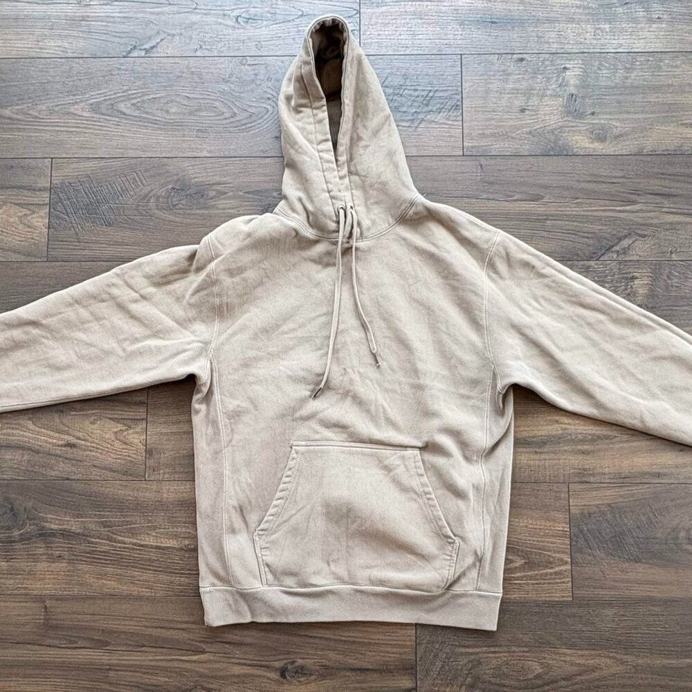 Maison Article x Shoe Palace Pullover Hoodie Large Beige Heavyweight